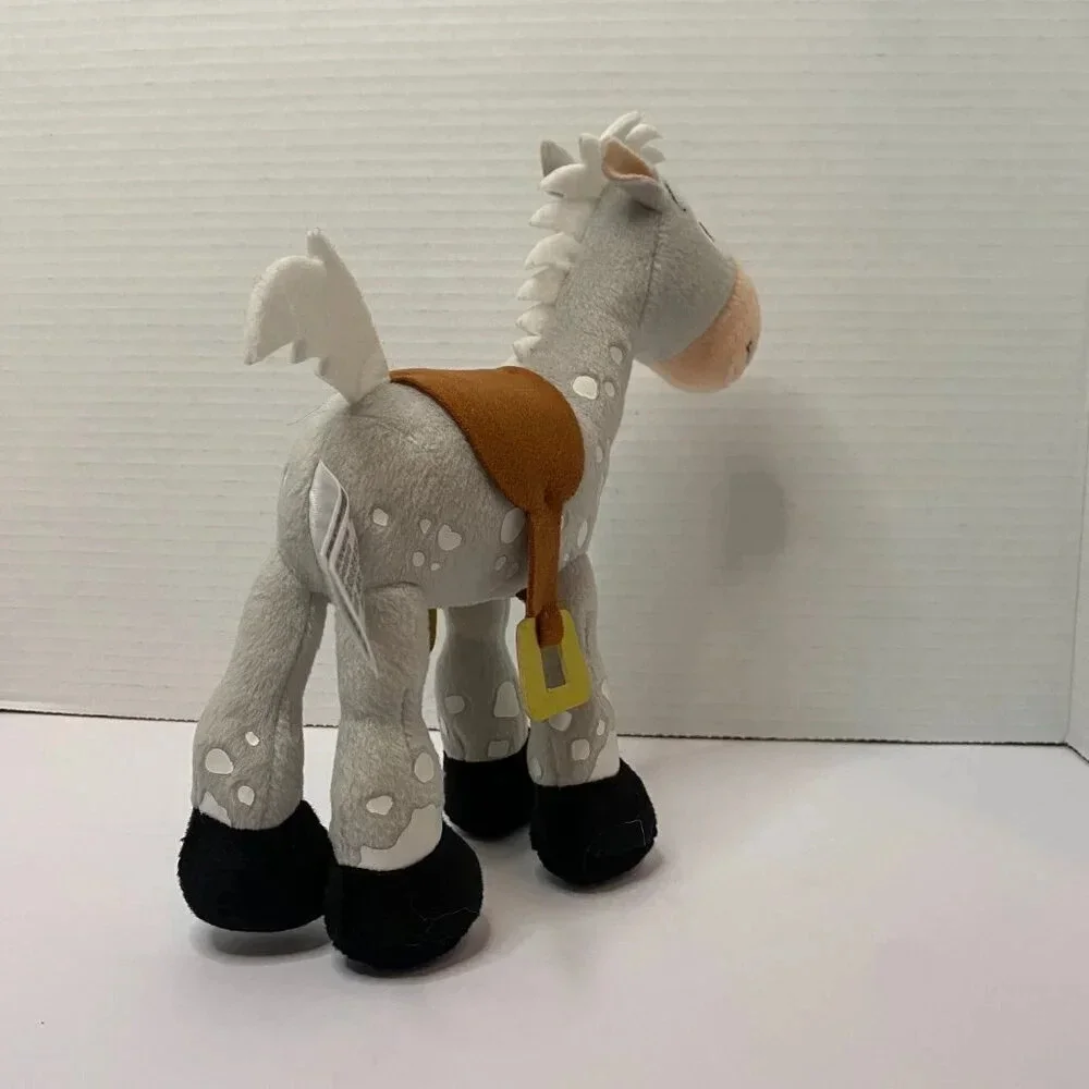 Disney Parks Bullseye Gray Horse #8 Plush Soft Toy Stuffed Animal 9